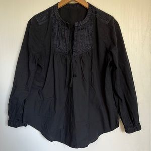 J.Crew embroidered pop-over